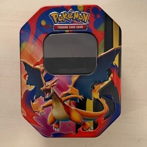 Pokemon Mega Charizard Tin Container